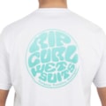 Camiseta Rip Curl Wettie Icon Gradient White