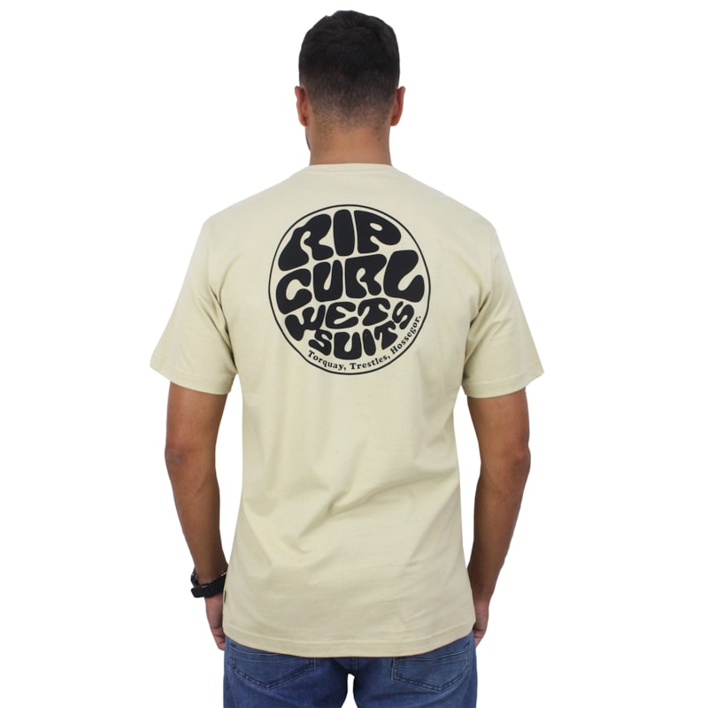 Camiseta Rip Curl Wettie Khaki Sand