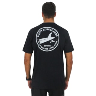 Camiseta Rusty Boards Preta