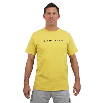 Camiseta Rusty Locals Jeffreys Bay Yellow