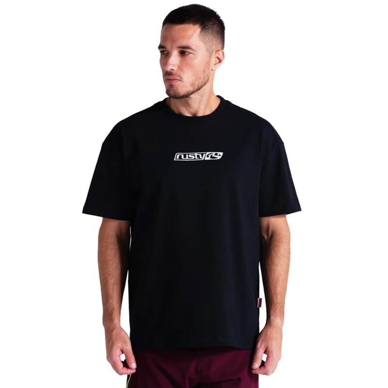 Camiseta Rusty Oversized V8 Black