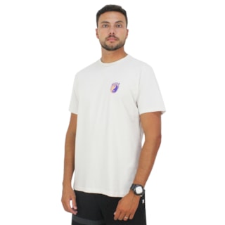 Camiseta Rusty Stickers Bege