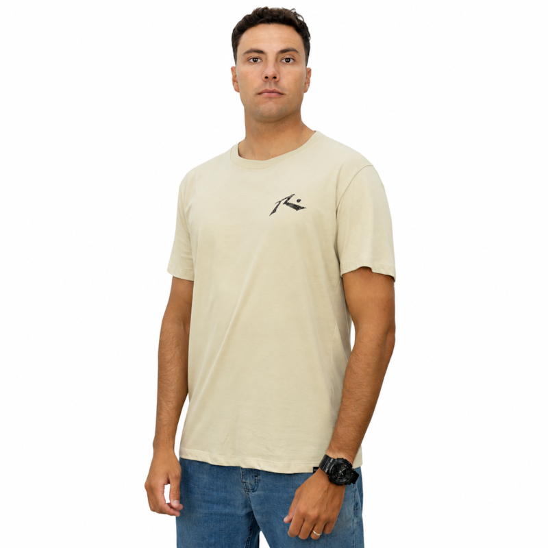 Camiseta Rusty The Keg Bege
