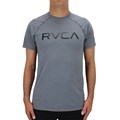 Camiseta RVCA Lycra Manga Curta Cinza