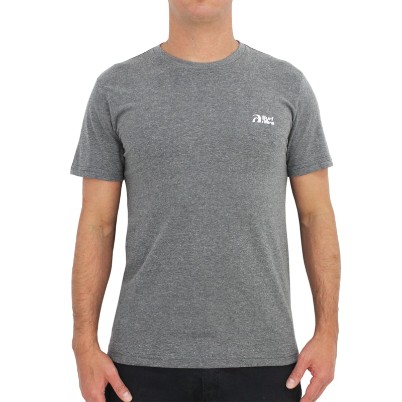 Camiseta Surf Alive Basic Cinza Mescla