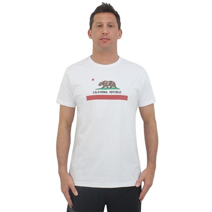 Camiseta Surf Alive California Republic Branca
