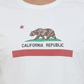 Camiseta Surf Alive California Republic Branca