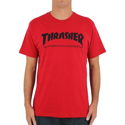 Camiseta Thrasher Skate Magazine Vermelha