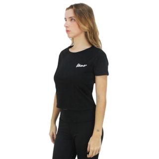 Camiseta Vans Classic Script Baby Black