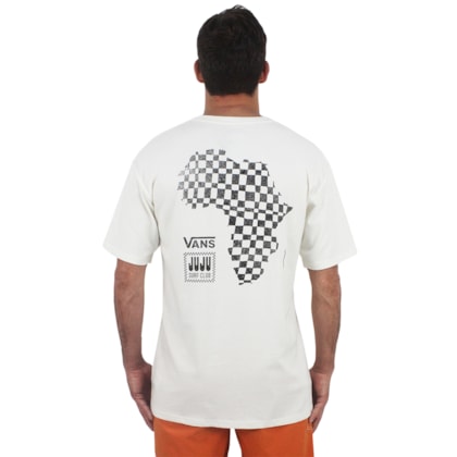 Camiseta Vans Collab Juju Surf Club Antique White