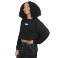 Camiseta Vans Flying V Crop Manga Longa Black