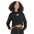 Camiseta Vans Flying V Crop Manga Longa Black