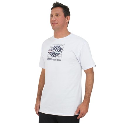 Camiseta Vans Micro Trails White