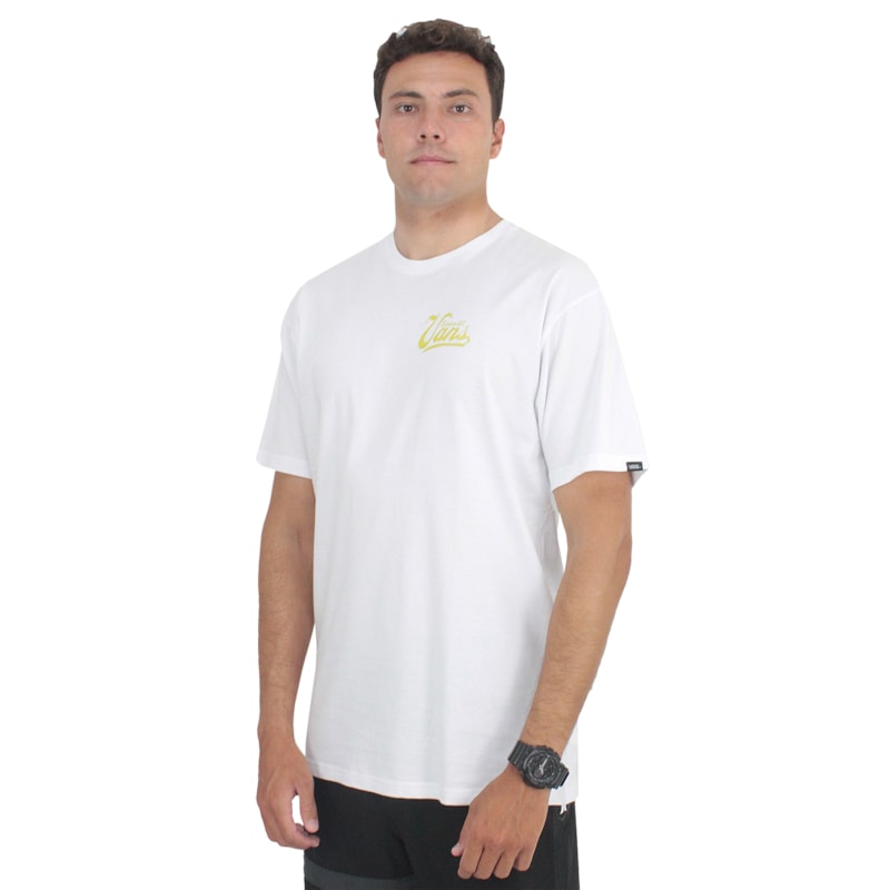 Camiseta Vans Waffles Warm Weather White