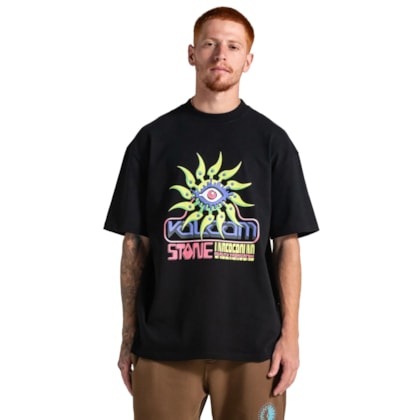 Camiseta Volcom Comfort Reality Preta