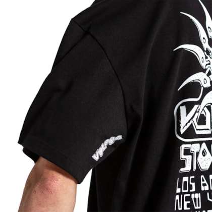 Camiseta Volcom Comfort Reality Preta