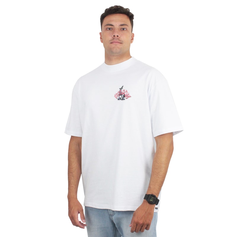 Camiseta Volcom Confort Pure Joy White