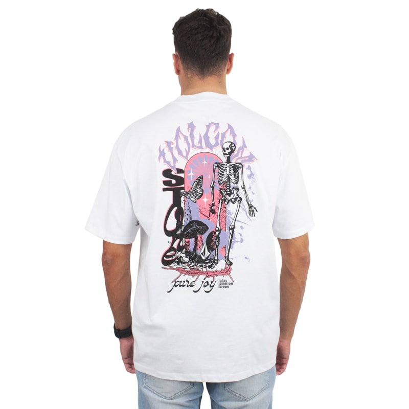 Camiseta Volcom Confort Pure Joy White