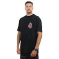 Camiseta Volcom Confort Snake Peace Black