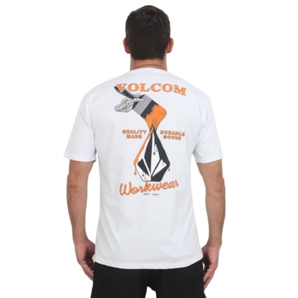 Camiseta Volcom Enamel Branca