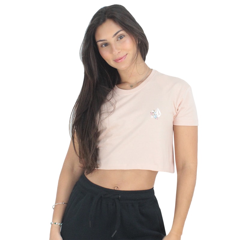 Camiseta Volcom Maze Rosa