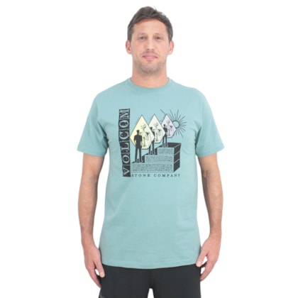 Camiseta Volcom Reflected Verde