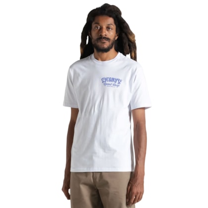 Camiseta Volcom Speed Shop Branca