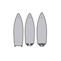 CAPA PARA PRANCHA DE SURF 6.6” PRO LITE REFLETIVA SIMPLE