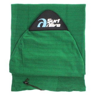 Capa Toalha Surf Alive Fish 5'6 à 5'10 Verde