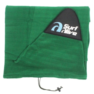 Capa Toalha Surf Alive Shortboard 5'7 à 6'0 Verde
