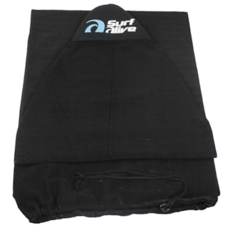 Capa Toalha Surf Alive Shortboard 6'3 à 6'6 Preta