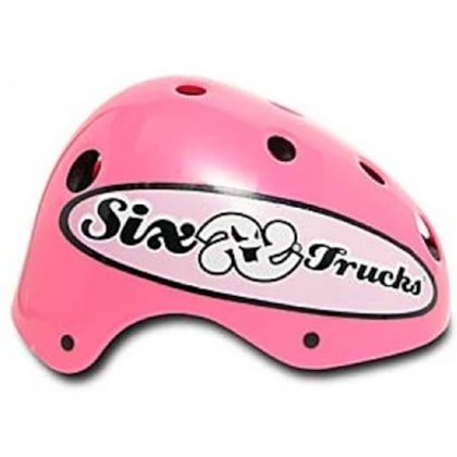 CAPACETE SKATE SIX TRUCKS INFANTIL ROSA CAPACETE SKATE SIX TRUCKS INFANTIL ROSA