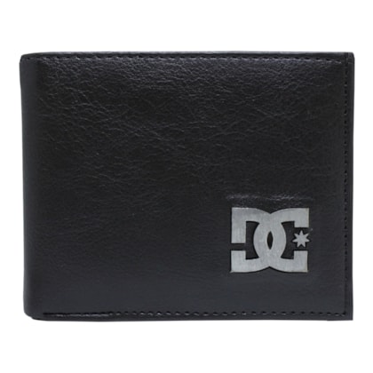 Carteira DC Shoes Metal Patch Preta Carteira DC Shoes Metal Patch Preta