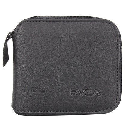 Carteira RVCA Zip Around Black