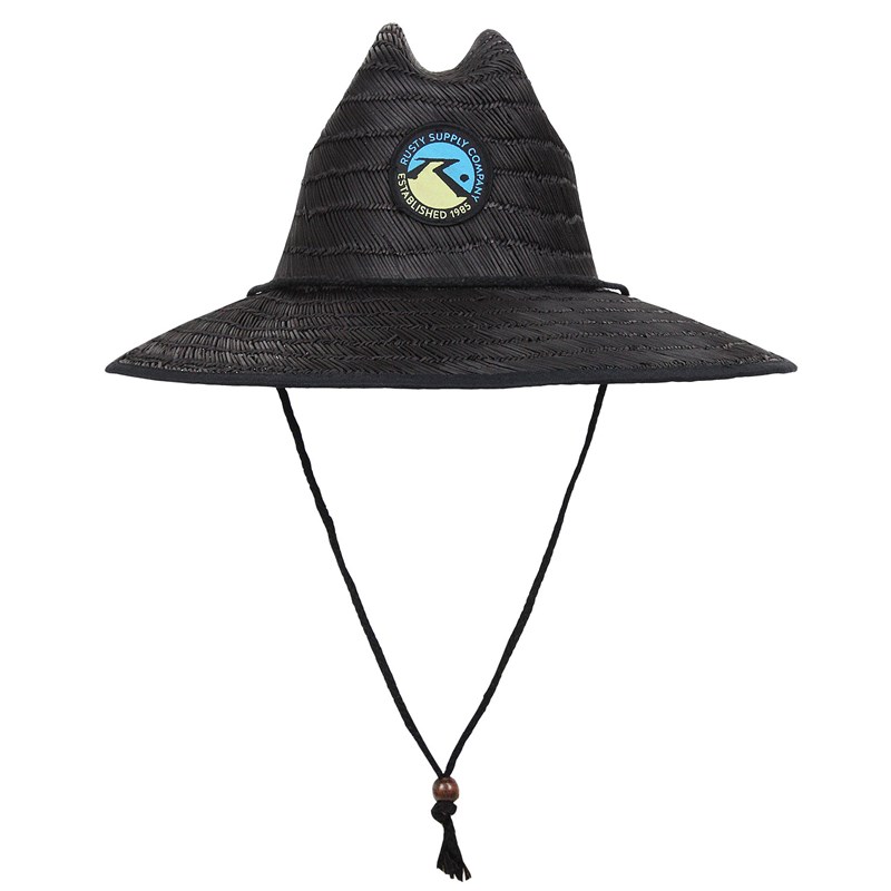 Chapéu de Palha Rusty Lifeguard Black