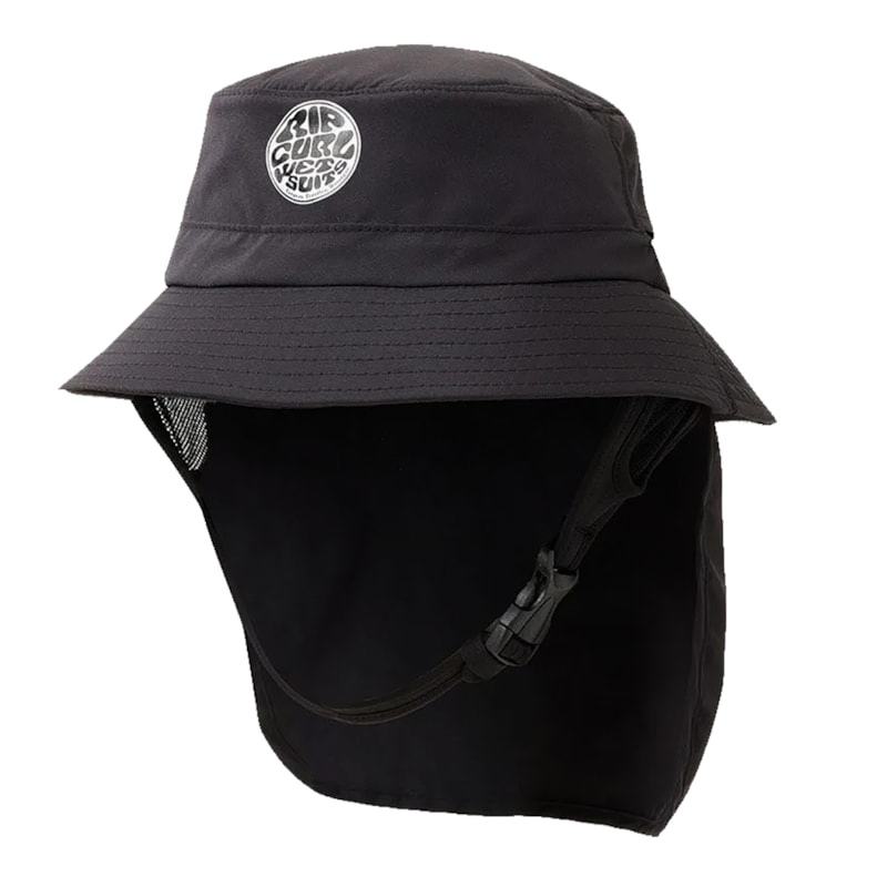 Chapéu para Surf Rip Curl Surf Series Bucket Hat Black Black