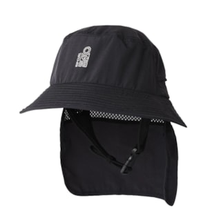 Chapéu para Surf Rip Curl Surf Series Bucket Hat Washed Black Importado
