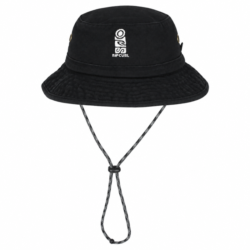 Chapéu Rip Curl S-Series Wide Brim Black Importado