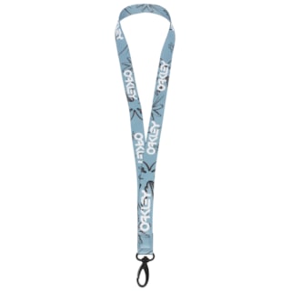 Chaveiro Oakley Wanderlust Lanyard Three Lines Palms Lt Blue