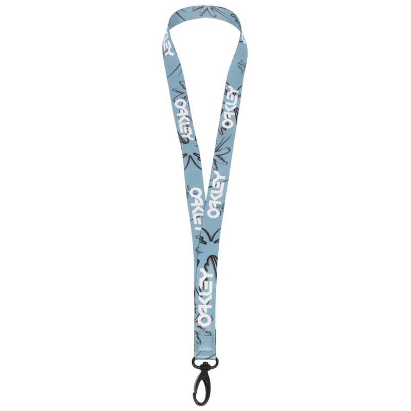 Chaveiro Oakley Wanderlust Lanyard Three Lines Palms Lt Blue