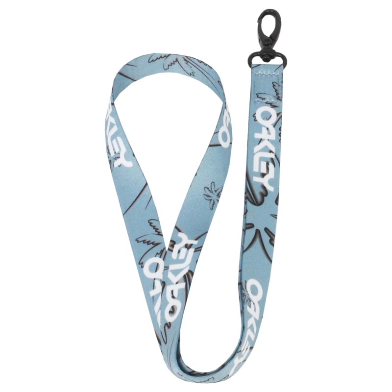 Chaveiro Oakley Wanderlust Lanyard Three Lines Palms Lt Blue