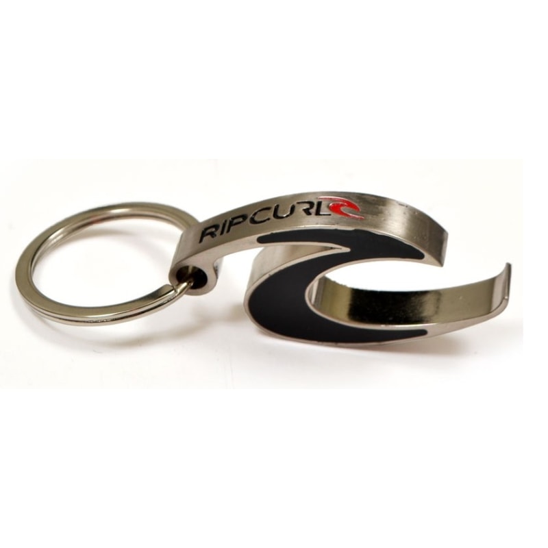 Chaveiro Rip Curl Metal Nu Icon Keyring Black - SurfAlive