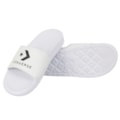 Chinelo Converse Slide On Branco Preto Branco