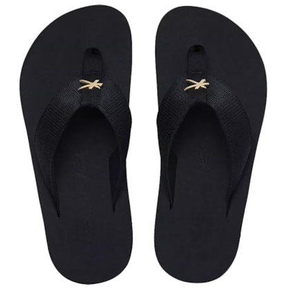 Chinelo Kenner Kivah Gold Preto