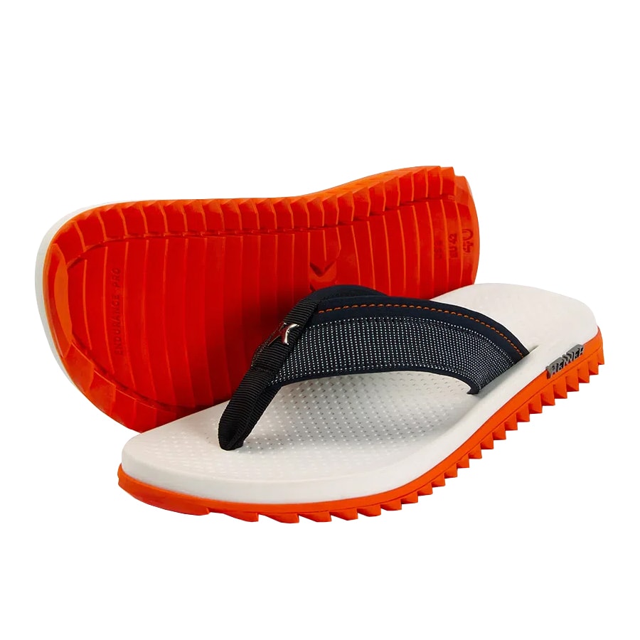 Chinelo Kenner Kivah Pro 2 Branco e Laranja