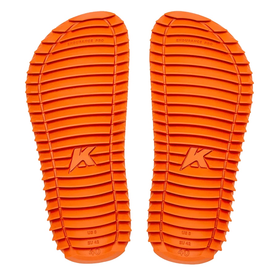 Chinelo Kenner Kivah Pro 2 Branco e Laranja