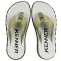 Chinelo Kenner Megah Verde Militar Baunilha Caqui