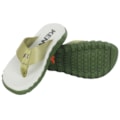 Chinelo Kenner Megah Verde Militar Baunilha Caqui