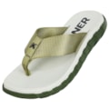Chinelo Kenner Megah Verde Militar Baunilha Caqui