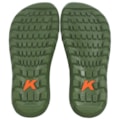 Chinelo Kenner Megah Verde Militar Baunilha Caqui